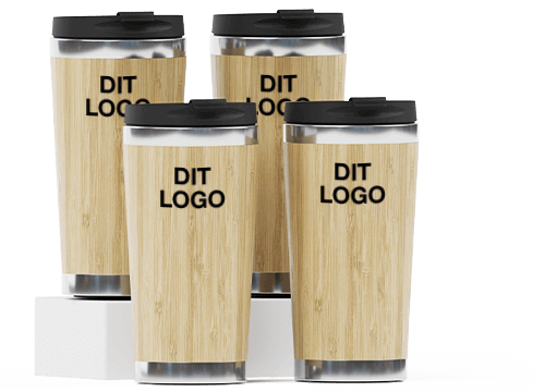 Promotional Bamboo Insulated Travel Cup