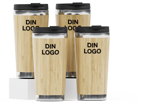 Promotional Bamboo Insulated Travel Cup