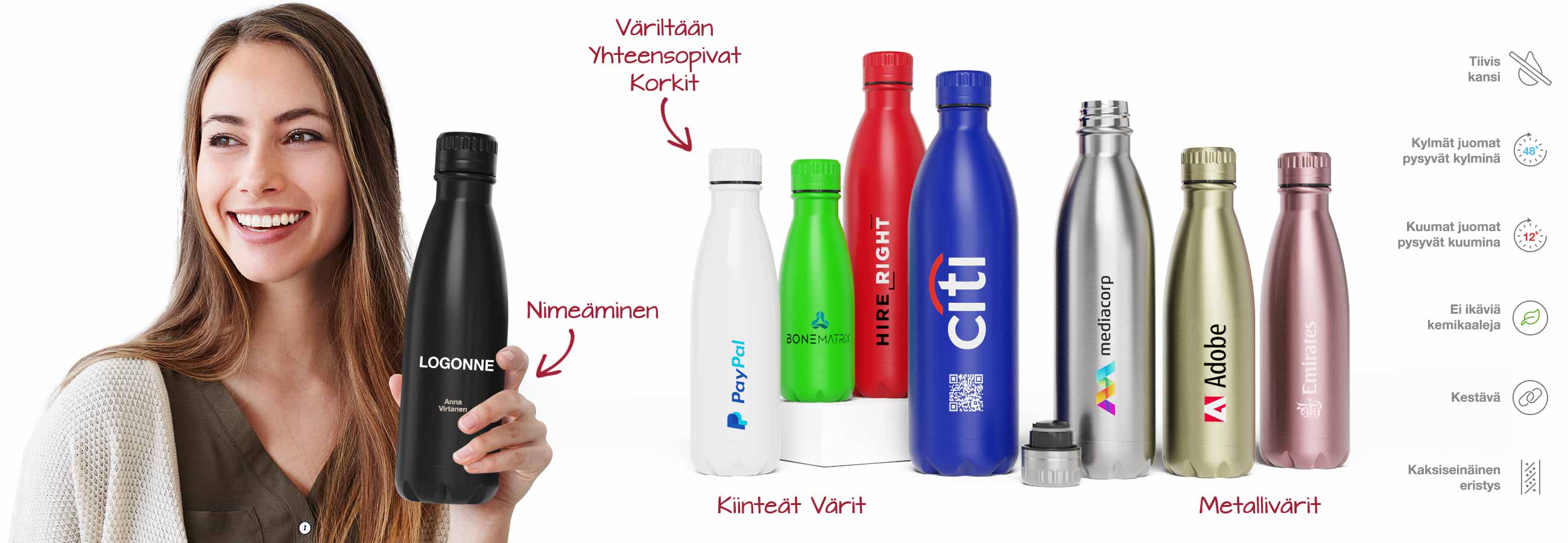 Browse Our Range of Customisable Water Bottles