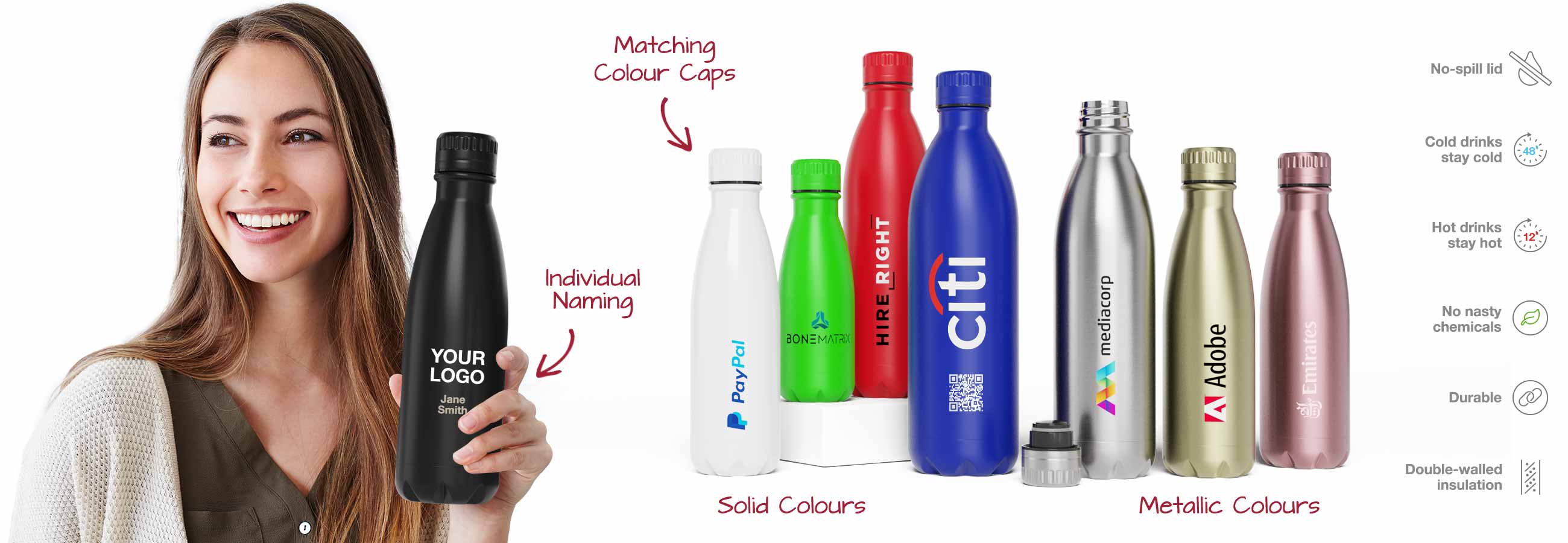 Browse Our Range of Customisable Water Bottles