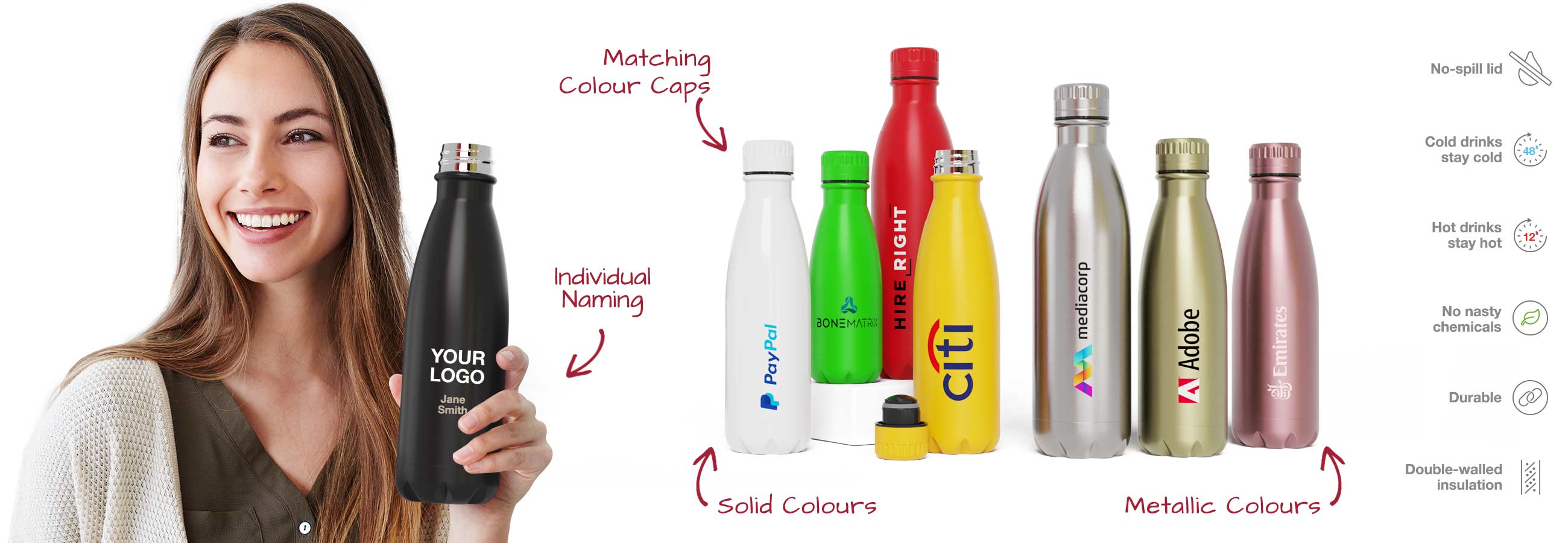 Browse Our Range of Customisable Water Bottles