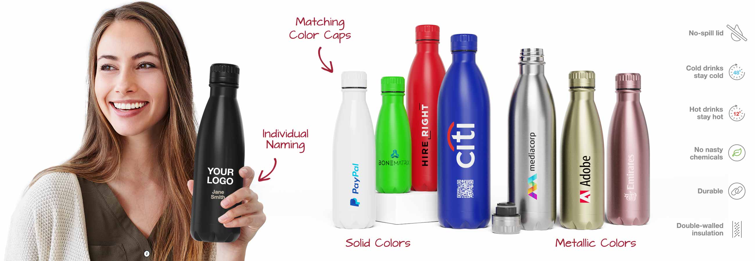 Browse Our Range of Customisable Water Bottles