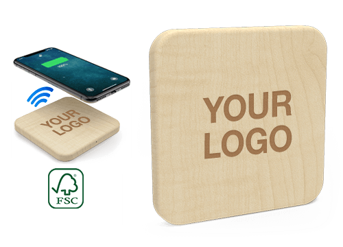 Forest - Custom Qi Wireless Charger with Logo