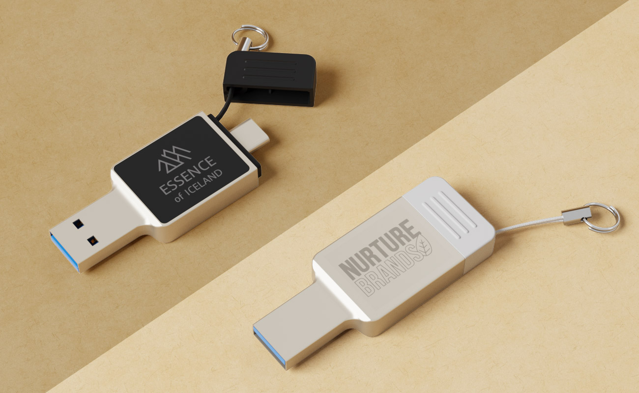Neon - Personalised USB Sticks With USB-C gallery thumbnail
