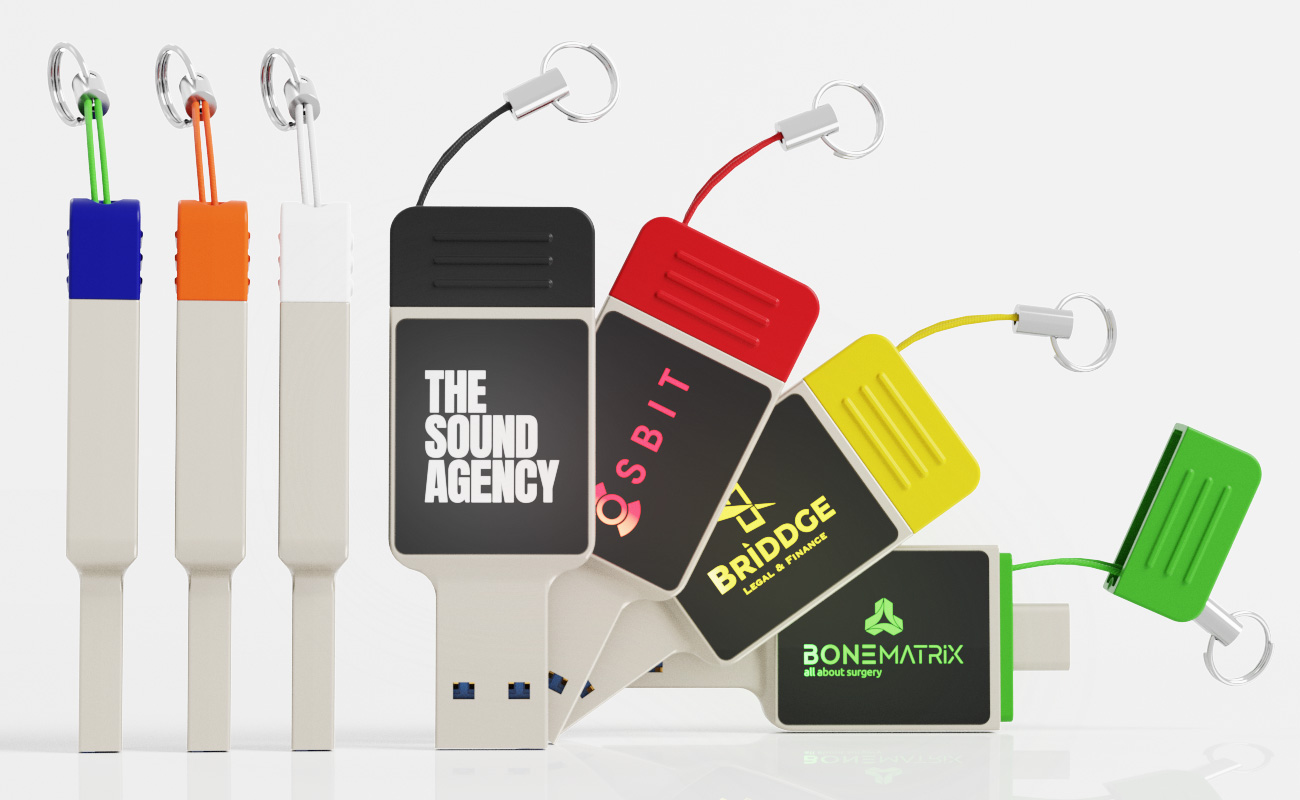 Neon - Personalised USB Stick With USB-C gallery thumbnail