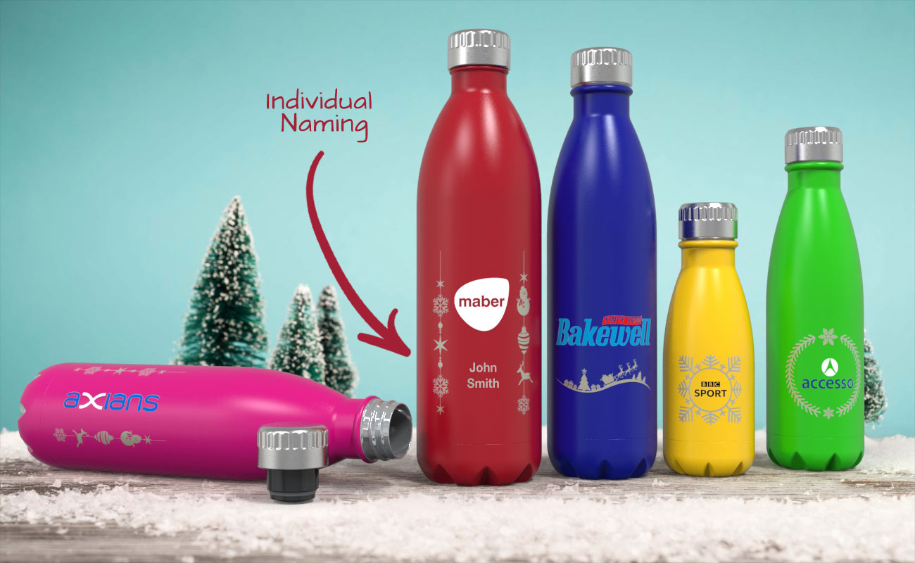 Nova Christmas - Personalised Water Bottles