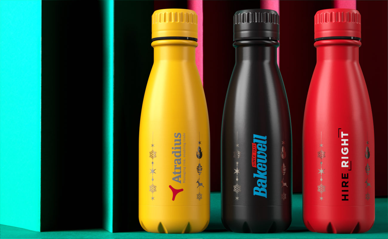 Branded Water Bottles, Nova Christmas