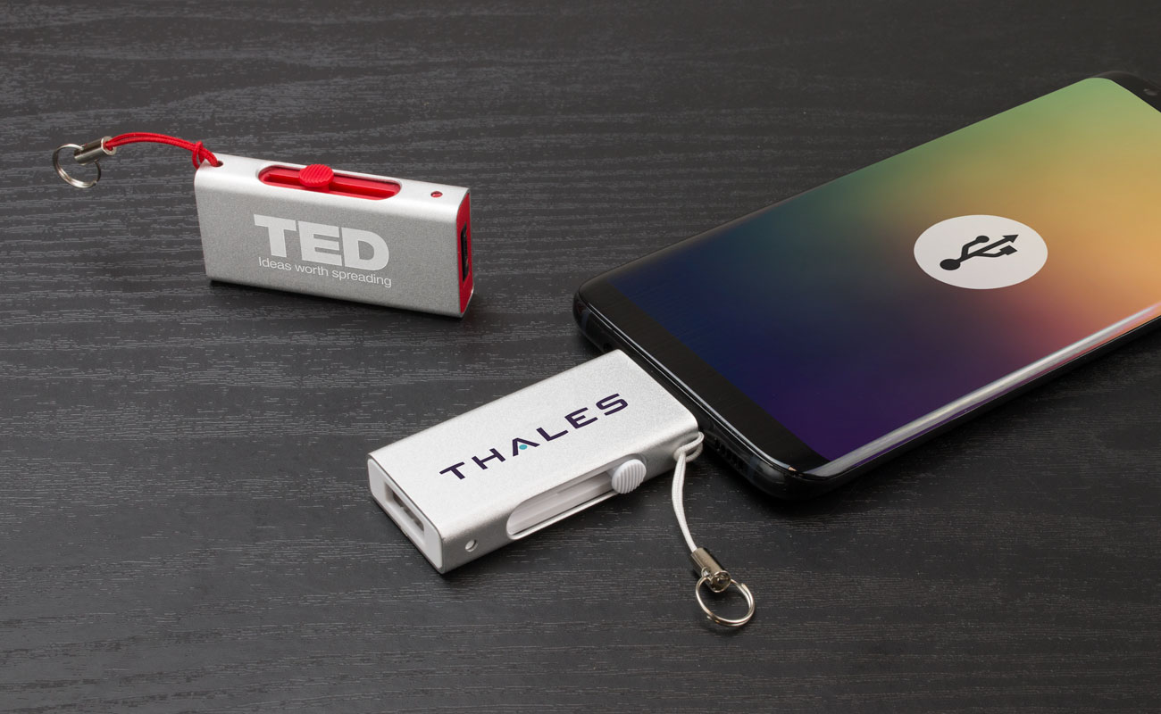 Slide - Personalised USB Sticks With USB-C gallery thumbnail