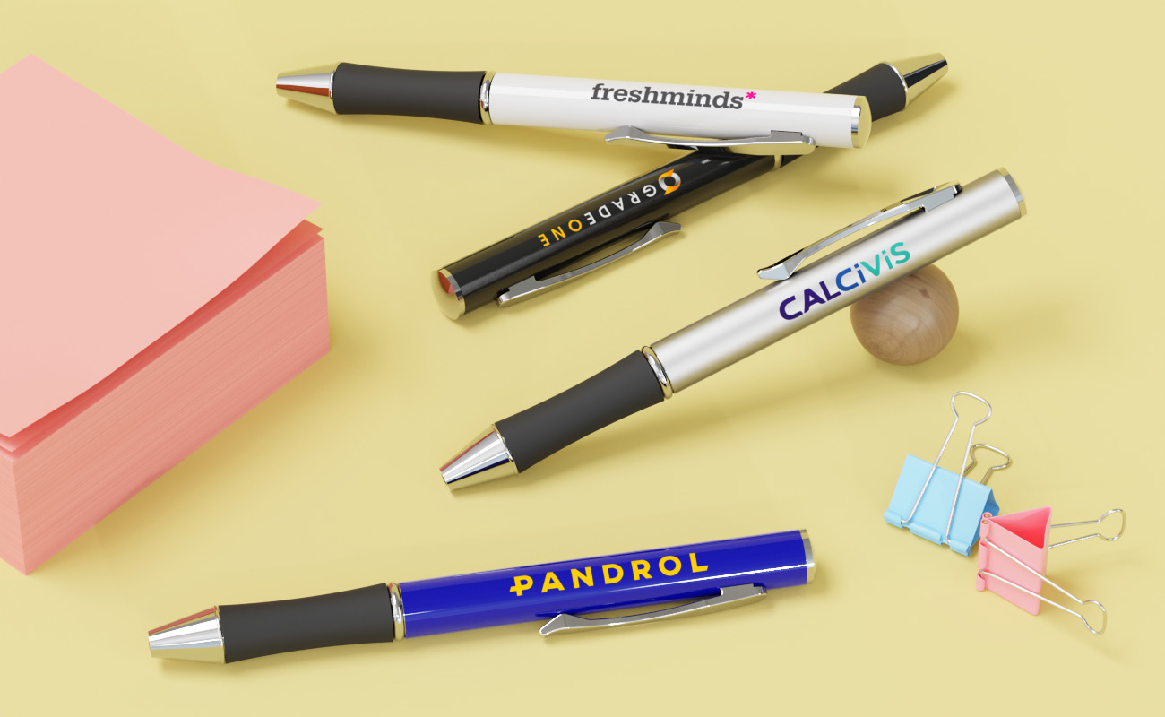 Twin - Pens with Logo gallery thumbnail