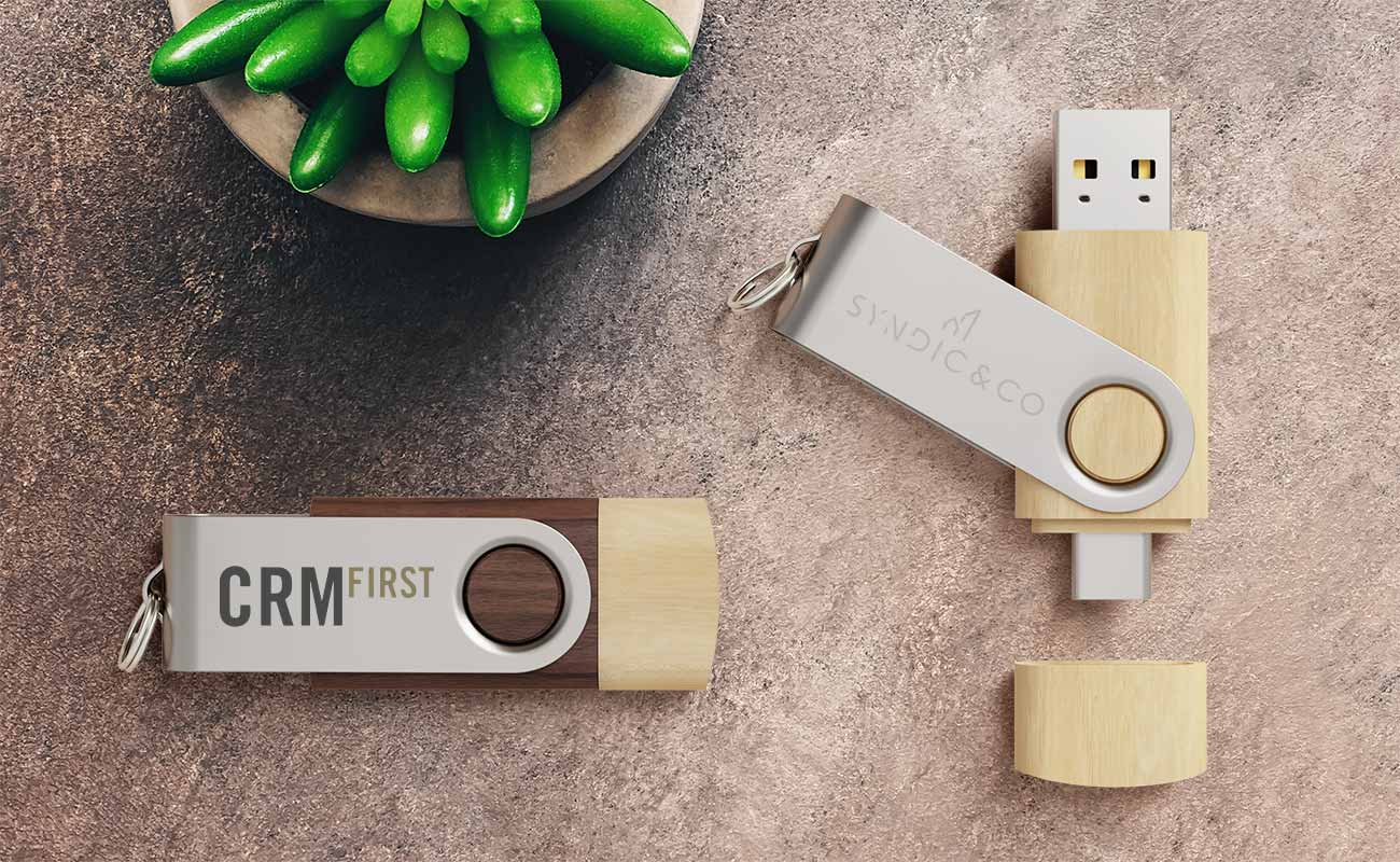 Twister Go Wood - Branded USB Sticks With USB-C gallery thumbnail