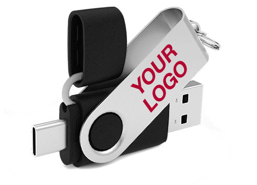 Twister Go - Personalised USB With USB-C Twister Go - Personalised USB With USB-C